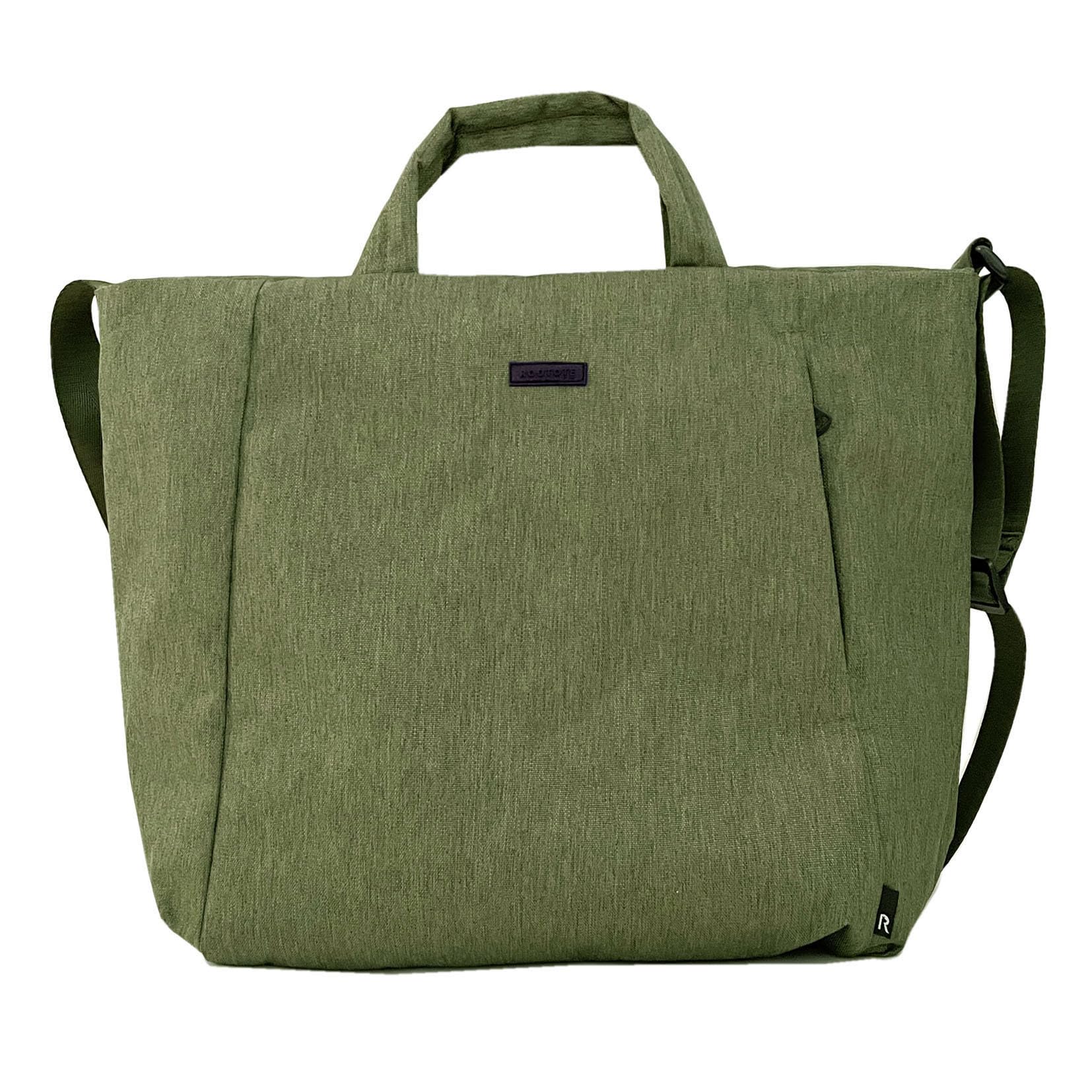 СРЕДНЯЯ сумка через плечо A4 Водоотталкивающая легкая водоотталкивающая 1039 04 Оливковая [Rootote] SN.Средняя 2way.Слабая водоотталкивающая-G женская